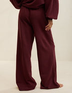 Aerie Jet Setter Trouser - Royal Berry