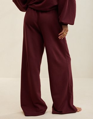 Aerie Jet Setter Trouser - Royal Berry
