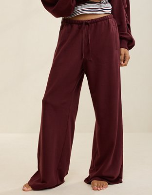 Aerie Jet Setter Trouser - Royal Berry