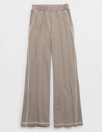 Aerie Go-To Trouser - Heathered Taupe