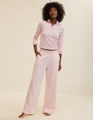 Aerie Go-To Trouser - Pink Petal