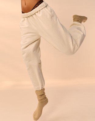 Aerie Jet Setter Jogger - Heather Frost