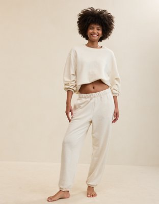 Aerie Jet Setter Jogger - Heather Frost