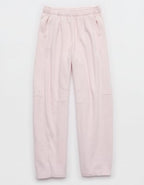 Aerie Oh Zip! Barrel Pant - Pink Petal