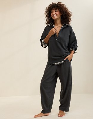 Aerie Oh Zip! Barrel Pant - Smoked Gray