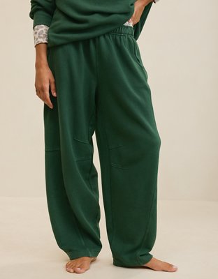 Aerie Oh Zip! Barrel Pant - Rugged Green
