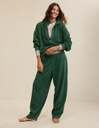 Aerie Oh Zip! Barrel Pant - Rugged Green