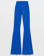 OFFLINE By Aerie Real Me High Waisted Crossover Flare Legging - Cobalt Jewel