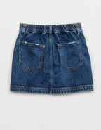 Aerie Daydream Denim Mini Skirt - Rocky Blue