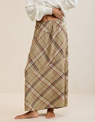 Aerie Happy & Drapey Maxi Skirt - Basketweave