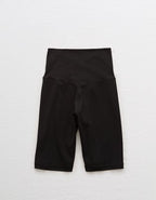 OFFLINE By Aerie Real Me Crossover High Waisted 7" Bike Short - True Black