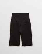 OFFLINE By Aerie Real Me Crossover High Waisted 7" Bike Short - True Black