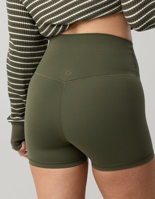 OFFLINE By Aerie Real Me XTRA High Waisted 3" Bike Short - Festive Olive