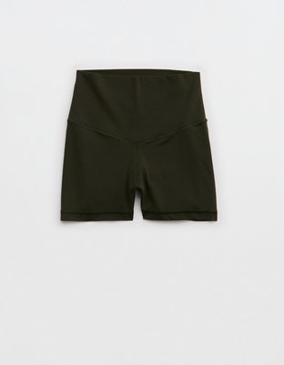 OFFLINE By Aerie Real Me XTRA High Waisted 3" Bike Short - Olive Petal