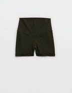 OFFLINE By Aerie Real Me XTRA High Waisted 3" Bike Short - Olive Petal