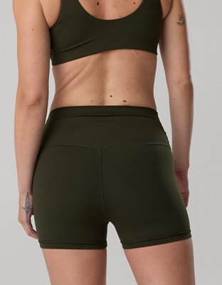 OFFLINE By Aerie Real Me XTRA High Waisted 3" Bike Short - Olive Petal