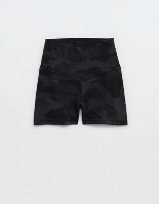OFFLINE By Aerie Real Me XTRA High Waisted 3" Bike Short - Black Charcoal