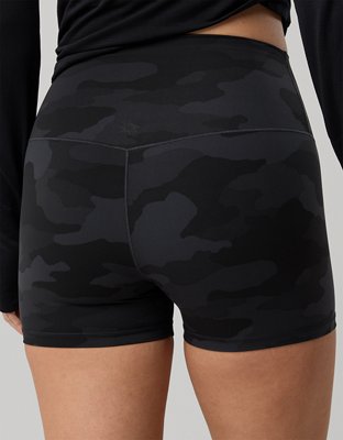 OFFLINE By Aerie Real Me XTRA High Waisted 3" Bike Short - Black Charcoal