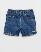 Aerie Daydream Denim Short - Rocky Blue