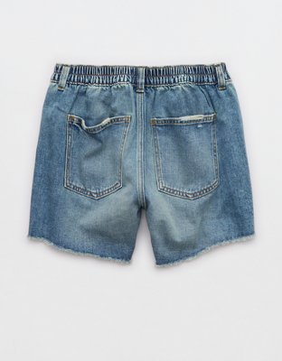 Aerie Daydream Denim Short - Medium Indigo Wash