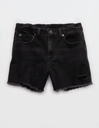 Aerie Daydream Denim Short - Charcoal Ash