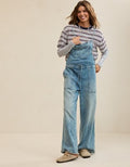 Aerie Lace Through Overall - Blue