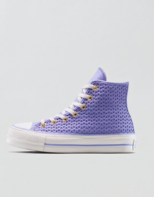 Converse Chuck Taylor All Star Knit Lift Platform Sneaker - Purple