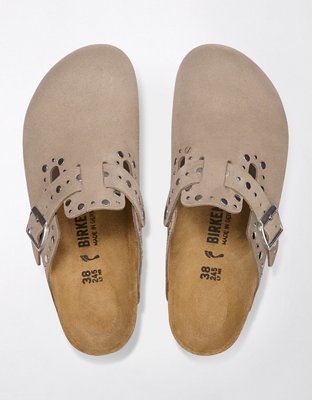 Birkenstock Boston Rivet Clog - Taupe