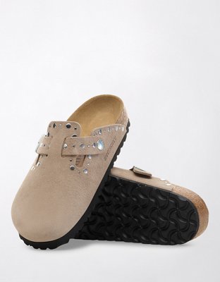 Birkenstock Boston Rivet Clog - Taupe
