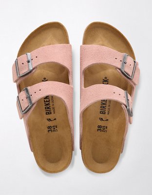 Birkenstock Suede Arizona Sandal - Light Pink