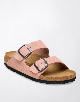 Birkenstock Suede Arizona Sandal - Light Pink