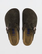 Birkenstock Boston Soft Footbed Sandal - Brown