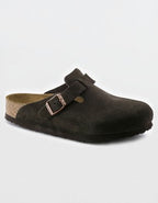 Birkenstock Boston Soft Footbed Sandal - Brown