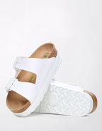 Birkenstock Arizona Platform Sandal - Cool White