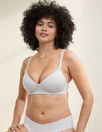 Sunnie Wireless Push Up Bra - Glacier Gray