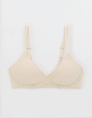 Sunnie Bloom Lace Wireless Push Up Bra - Vintage Vanilla