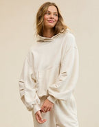 Aerie Jet Setter Hoodie - Heather Frost