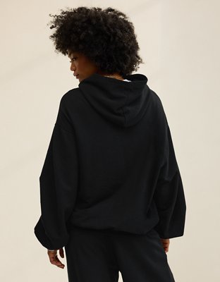 Aerie Jet Setter Hoodie - True Black