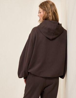 Aerie Jet Setter Hoodie - Deep Earth