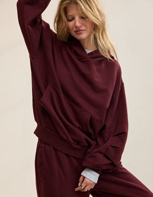 Aerie Jet Setter Hoodie - Royal Berry