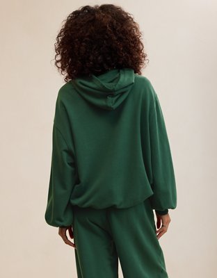 Aerie Jet Setter Hoodie - Rugged Green