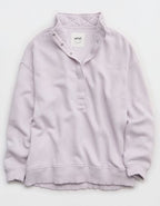 Aerie Oh Snap! Sweatshirt - Hushed Violet