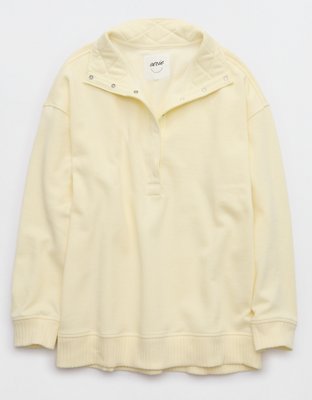 Aerie Oh Snap! Sweatshirt - Cozy Yellow