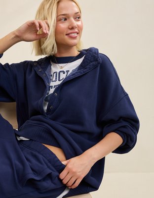 Aerie Oh Snap! Sweatshirt - Navy