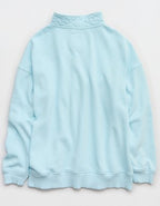 Aerie Oh Snap! Sweatshirt - Easy Breezy Blue