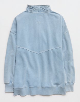 Aerie Oh Zip! Sweatshirt - Cloud Wash