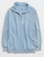 Aerie Oh Zip! Sweatshirt - Cloud Wash