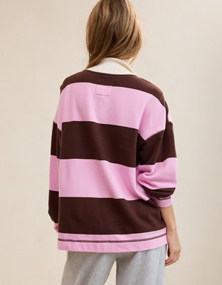 Aerie Quarter Snap Sweatshirt - Violet Willow