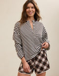 Aerie Alumni Henley Sweatshirt - Deep Earth