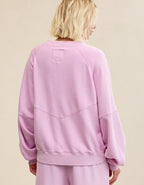 Aerie Go-To Classic Length Crew Sweatshirt - Violet Willow